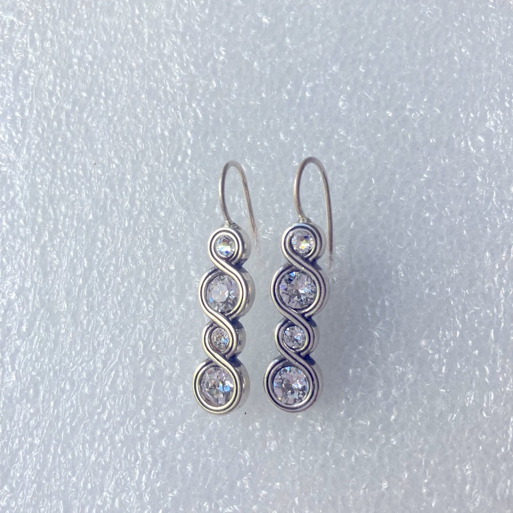Brighton Infinity Sparkle French wire earring
